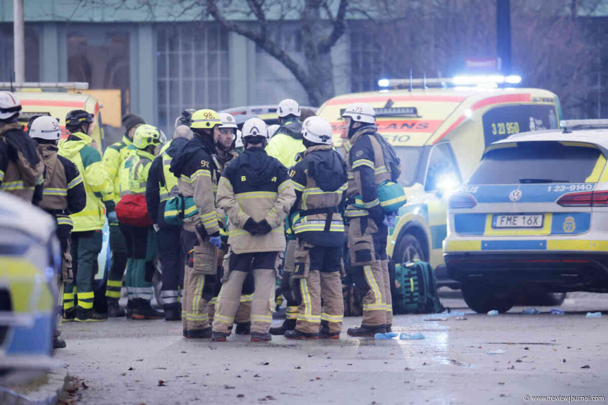 About 10 people killed in shooting at adult education center, Swedish police say