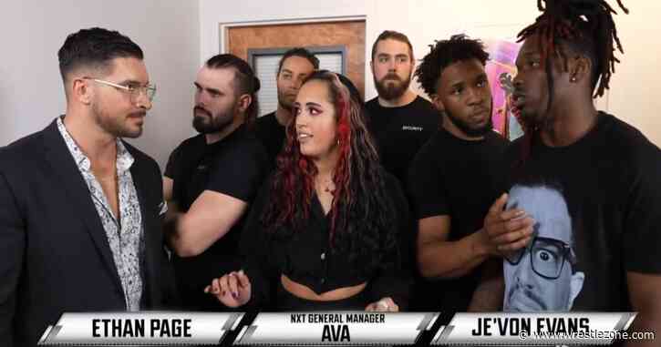 Je’Von Evans To Face Ethan Page At NXT Vengeance Day If He Gets Cleared