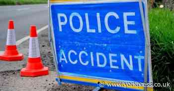 Entrance to North Yorkshire supermarket closed due to crash
