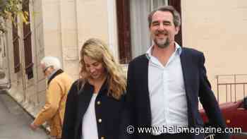 Prince Nikolaos and fiancée Chrysí Vardinogianni look so in love at intimate rehearsal dinner – best photos