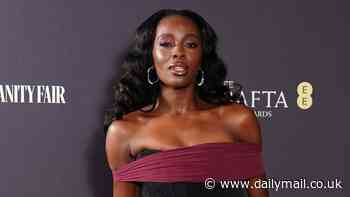 AJ Odudu wows in a red mini dress and sexy boots as she joins glamorous  Amelia Dimoldenberg, Marisa Abela and Sabrina Elba at BAFTA Rising Star bash