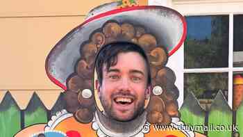 Jack Whitehall shares hilarious snap with fiancée Roxy Horner and daughter Elsie in Sydney after claiming Prince Harry 'dropped' him for Meghan Markle