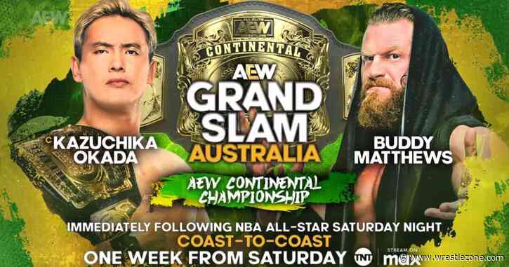 AEW Continental Title Match Set For AEW Grand Slam Australia