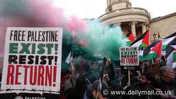 Pro-Palestine organisers asked to stage first huge demonstration HOURS after Hamas began October 7 massacre in Israel