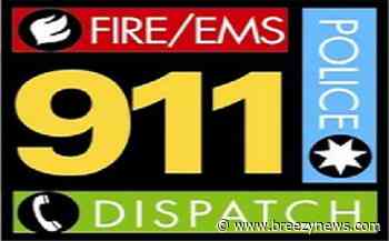 Tree Catches Fire, Falls Across Road Near Carmack; Multiple Other Trees Down