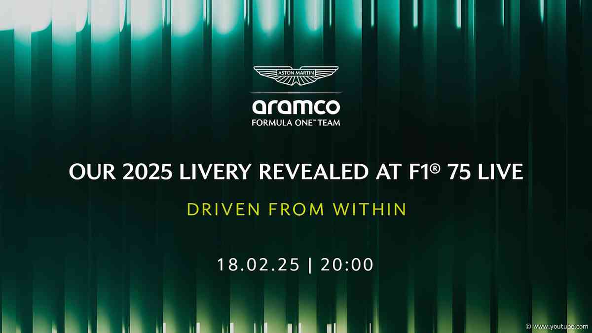 Join us for F1® 75 Live | AMR25 Livery Reveal