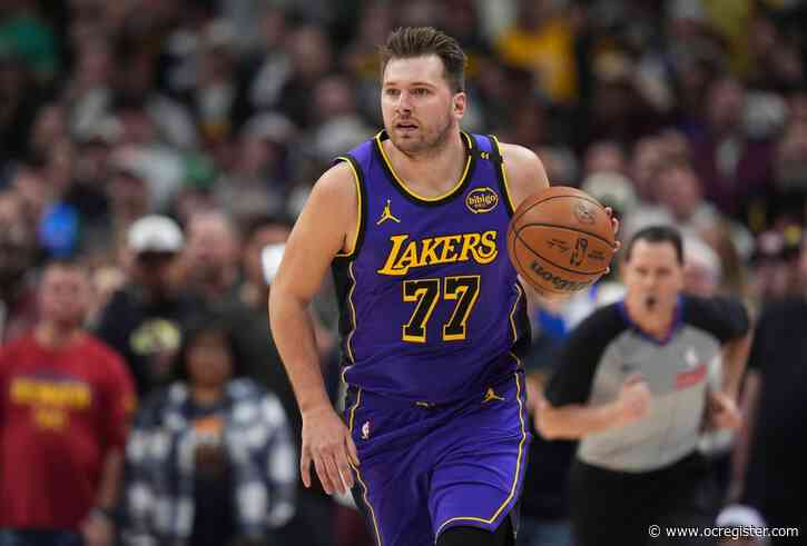 Luka Doncic, LeBron James dazzle in Lakers’ win over Nuggets