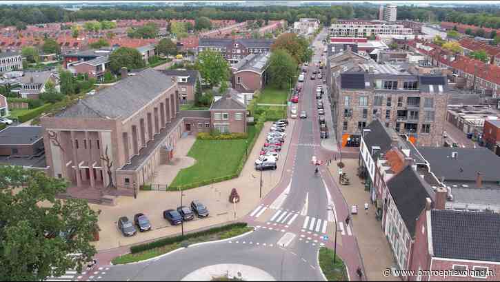 Emmeloord - Werk aan wegen centrum Emmeloord is weer niet klaar, toch open voor verkeer