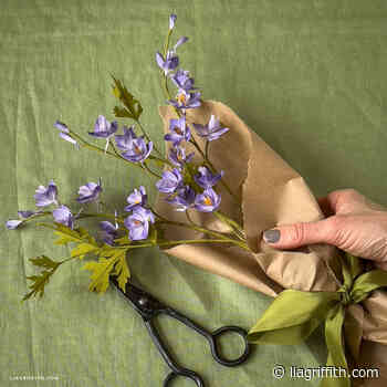 Video Tutorial: Crepe Paper Larkspur