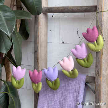 Felt Tulip Garland