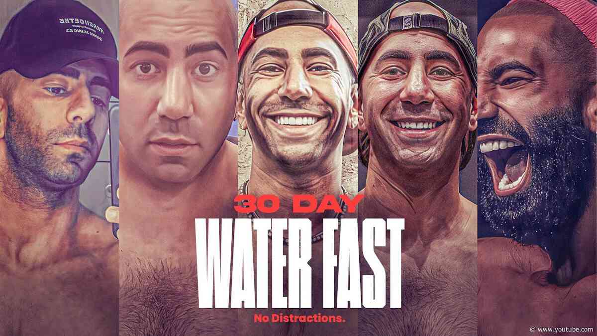 30 Day Water Fast! (NO FOOD) DAY 2 — LIVE 24/7💧