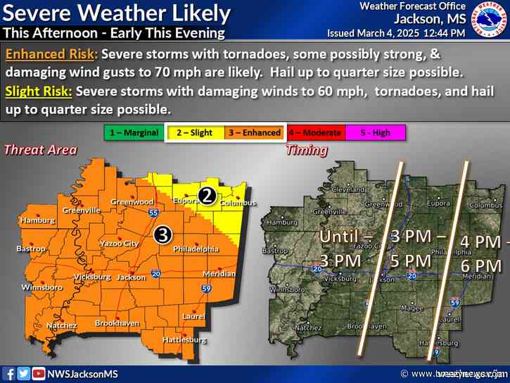 Update: Tornado Watch CANCELLED for Attala, Holmes, and Leake counties