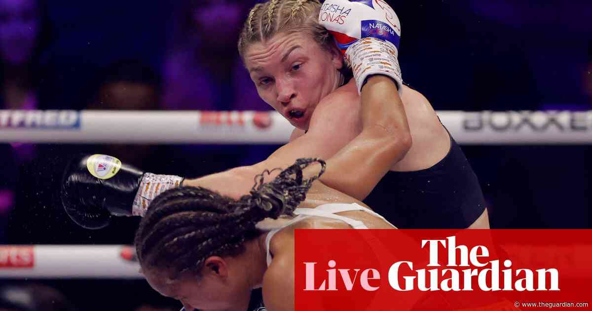 Lauren Price beats Natasha Jonas in women’s welterweight unification bout – as it happened