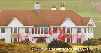 Donald Trump's £46m golf course vandalised by pro-Palestine protesters