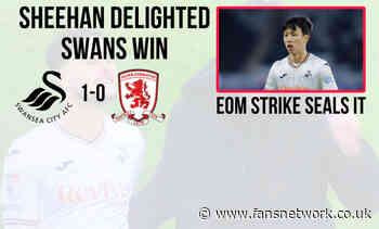 Eom strike seals the win for Swansea City : Report, teams, stats and the game