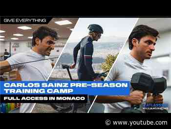 BEHIND THE SCENES OF CARLOS SAINZ TRAINING! | GIVE EVERYTHING