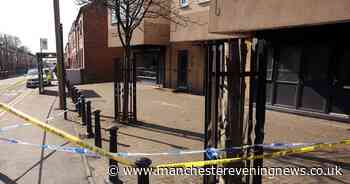 'Blood on floor' as police tape off street after incident