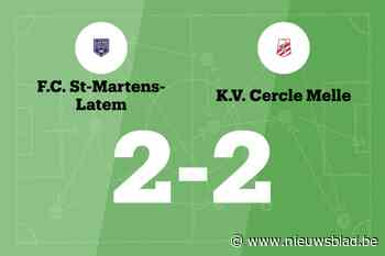 FC Latem B en Cercle Melle delen de punten