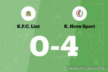 Hove zet ongeslagen reeks voort met 0-4 tegen Lint B