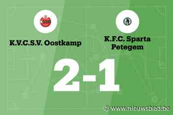 SV Oostkamp na rust voorbij Sparta Petegem