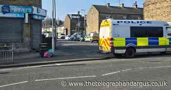 Huge police presence on Bradford street as cordon put in place