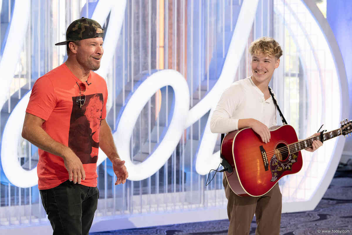 Backstreet Boys' Brian Littrell joins his son's 'American Idol' audition for impromptu duet