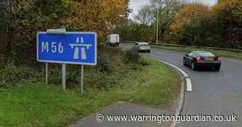 Motorcyclist taken to hospital after M56 crash that caused five miles of congestion