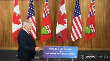 Ford holds news conference as Ontario threatens 25% surcharge on U.S.-bound electricity