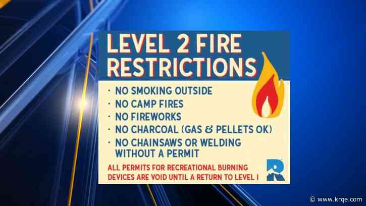 Ruidoso implementing upgraded level of fire restrictions