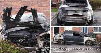 Shocked residents heard 'bang' and saw car 'in flames' on Bradford street