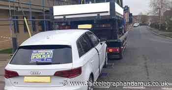 Audi seized for no insurance following police stop on Bradford road