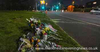 Heartbreaking floral tributes left at scene where man and his dog were tragically killed