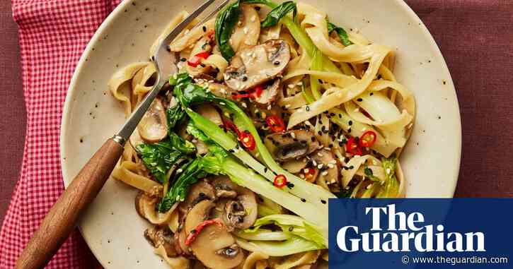 Rukmini Iyer’s quick and easy recipe for miso mushroom noodles with pak choi and chilli | Quick and easy