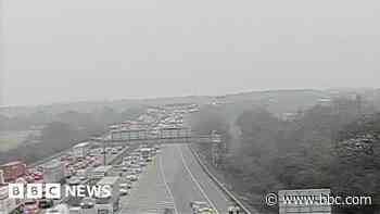 Partial motorway closure after 'serious collision'
