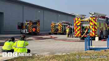 Firefighters tackle research centre blaze