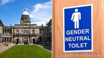 Edinburgh University is warned its trans policy could be breaking the law on single sex spaces - after saying those born biologically male can use women's toilets if it aligns with 'their gender identity'