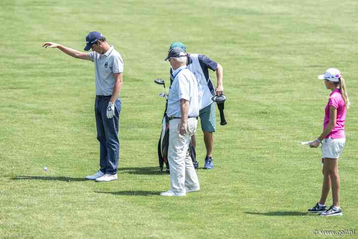 'Waar moet ik droppen als ik op een par 3 over de green heb geslagen en mijn bal onvindbaar is?'