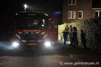 Brandweer blust brand in bijgebouw in Arnhem