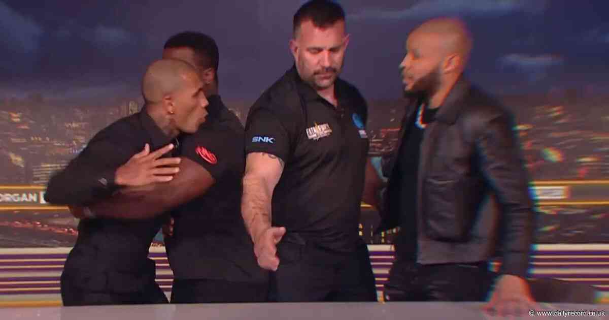 Chris Eubank Jr and Conor Benn in explosive showdown as Piers Morgan makes awkward 'make-up' joke