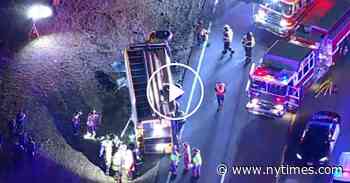 Several Children Injured After School Bus Overturns in New Jersey