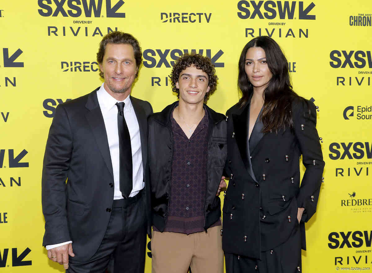 Matthew McConaughey and Camila Alves' 16-year-old son makes red carpet appearance 