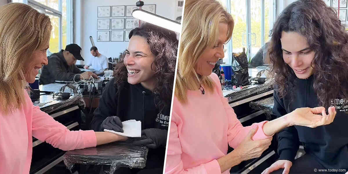 See Vanna White get her 1st tattoo from her daughter: ‘I will think of her everytime I look at it’