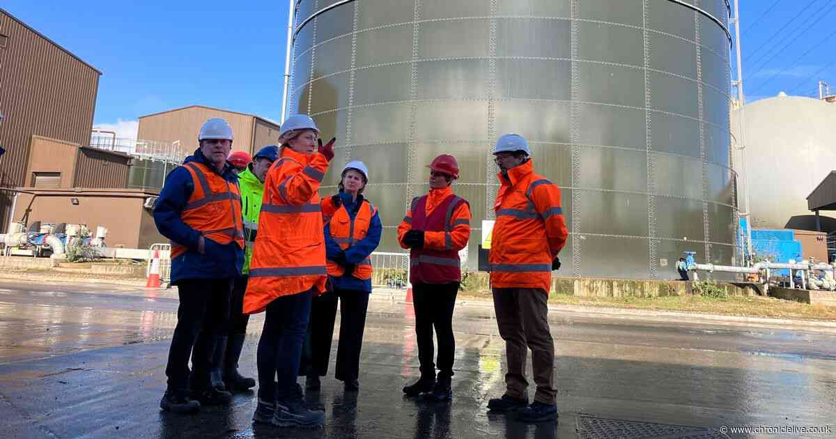 North East river pollution pledge as minister visits 'smart sewers' tackling sewage spills