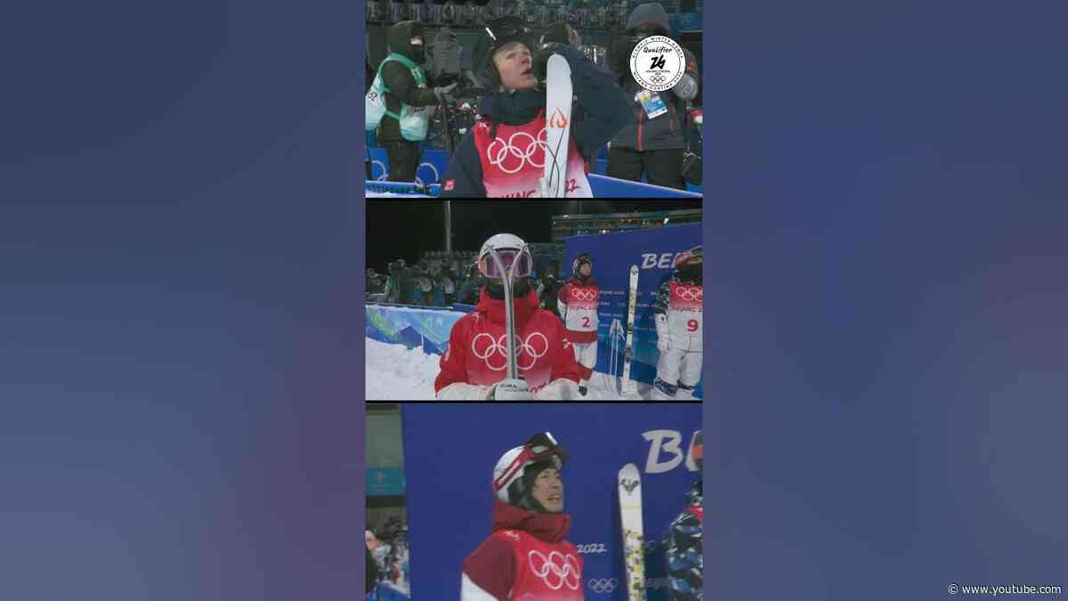 Beijing 2022 freestyle skiing male moguls podium! 🏆  #OlympicQualifiers