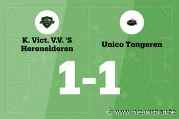 S Herenelderen B en Unico Tongeren B delen de punten
