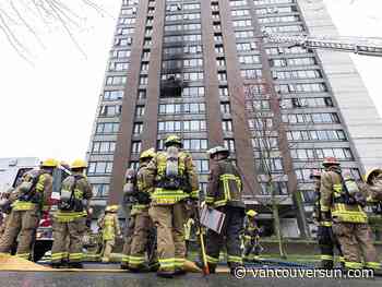 Twelve injured, 42 displaced by fire at Vancouver seniors apartment