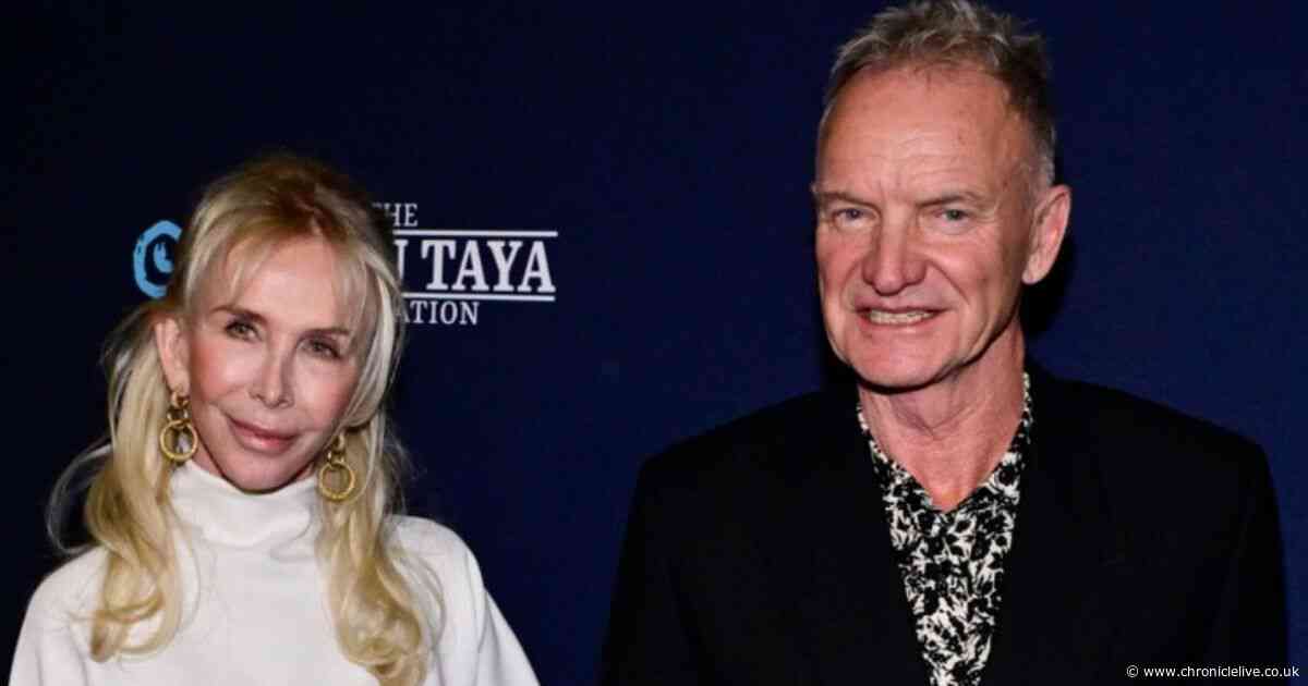 Sting spotted at charity event after 'infection' diagnosis derailed concerts