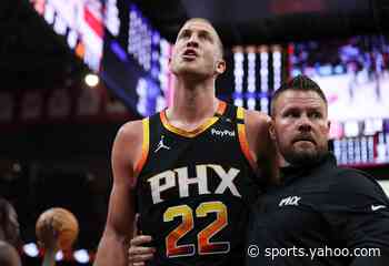 Suns' Mason Plumlee, Rockets' Steven Adams ejected after fight breaks out early in matchup in Houston