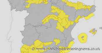Spain issued 'extreme' amber weather alert as Atlantic storm to bring 10cm snow