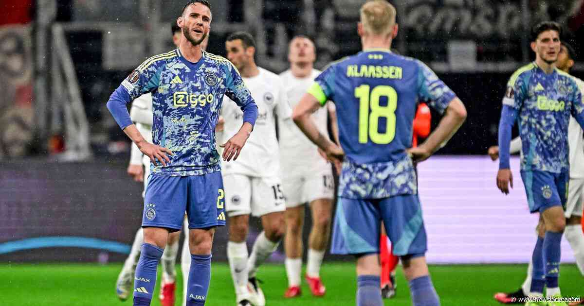 LIVE Europa League | Ajax staat voor hels karwei na dramatische beginfase in Frankfurt